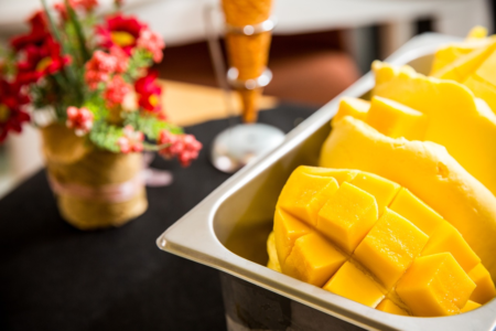 Sorvete de Manga e Maracujá: Uma Explosão Tropical de Sabores Sorvete de Manga e Maracujá