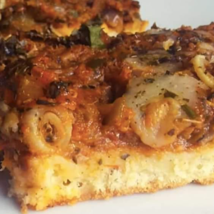 Pizza de Sardinha de Liquidificador