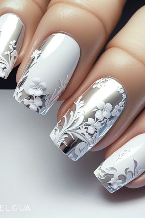 image 30 Unhas para Natal e Ano Novo: Inspirações de Nail Arts Decoradas para Brilhar nas Festas de Fim de Ano