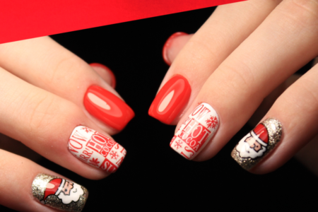 Unhas para Natal e Ano Novo