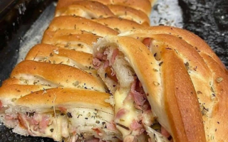Pão pizza de forno simples