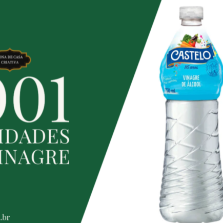 Vinagre e suas 1001 utilidades