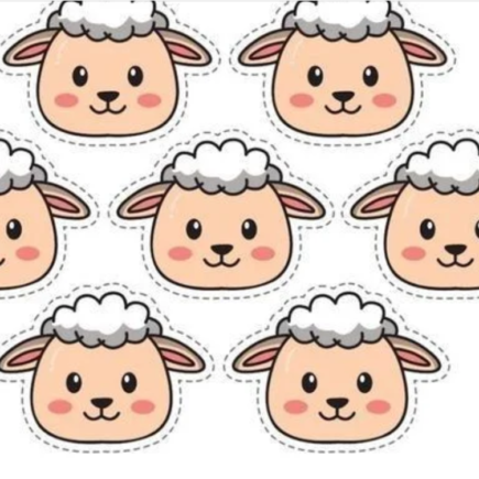 Saquinho de Pipoca com Carinha de Ovelha para Diversão Instantânea! Carinha de Ovelha