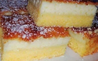 Bolo Cremoso de Fubá