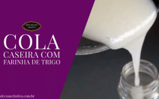 Como fazer cola com farinha de trigo