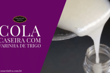 Como fazer cola caseira com farinha de trigo Como fazer cola com farinha de trigo