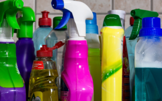 produtos de limpeza