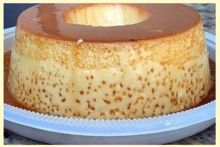 Pudim com Furinhos