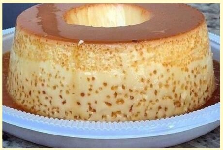 Pudim com Furinhos
