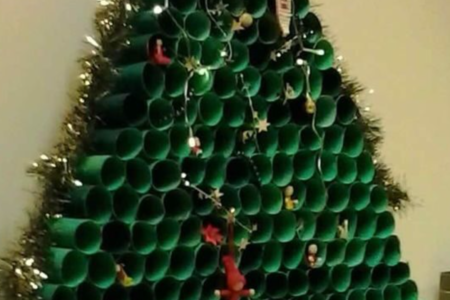 Árvores de Natal Criativas