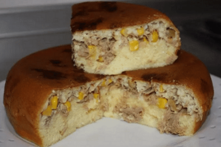torta salgada na panela de arroz