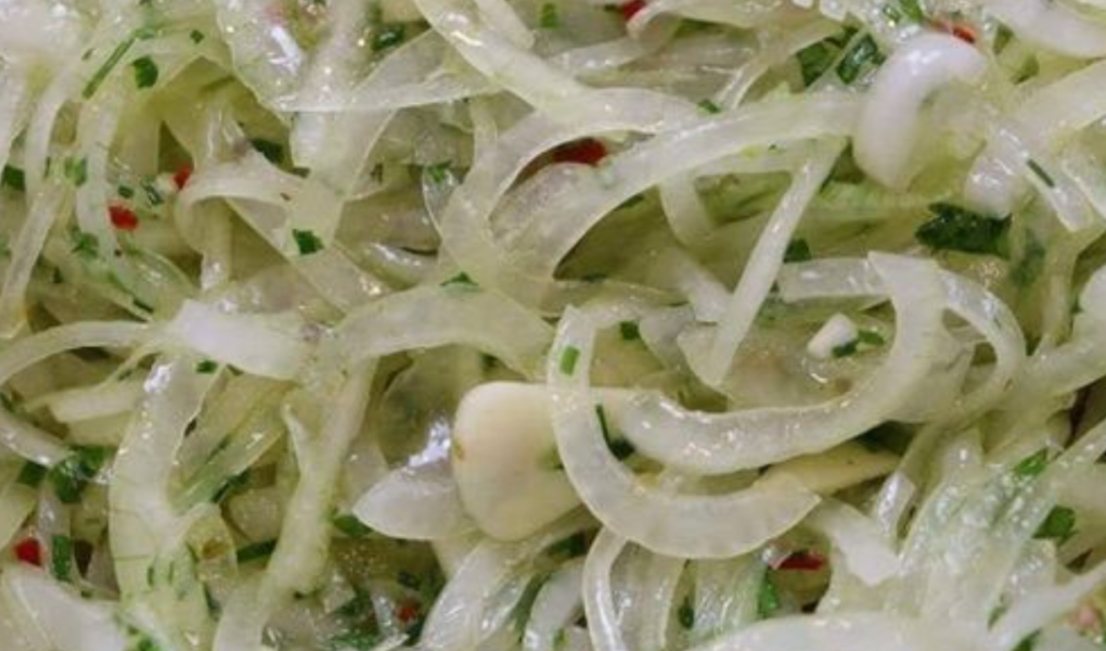Receita de Vinagrete de Cebola