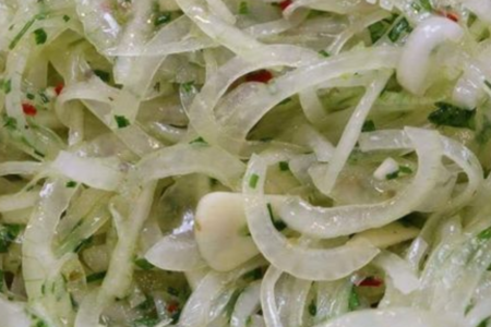 Receita de Vinagrete de Cebola