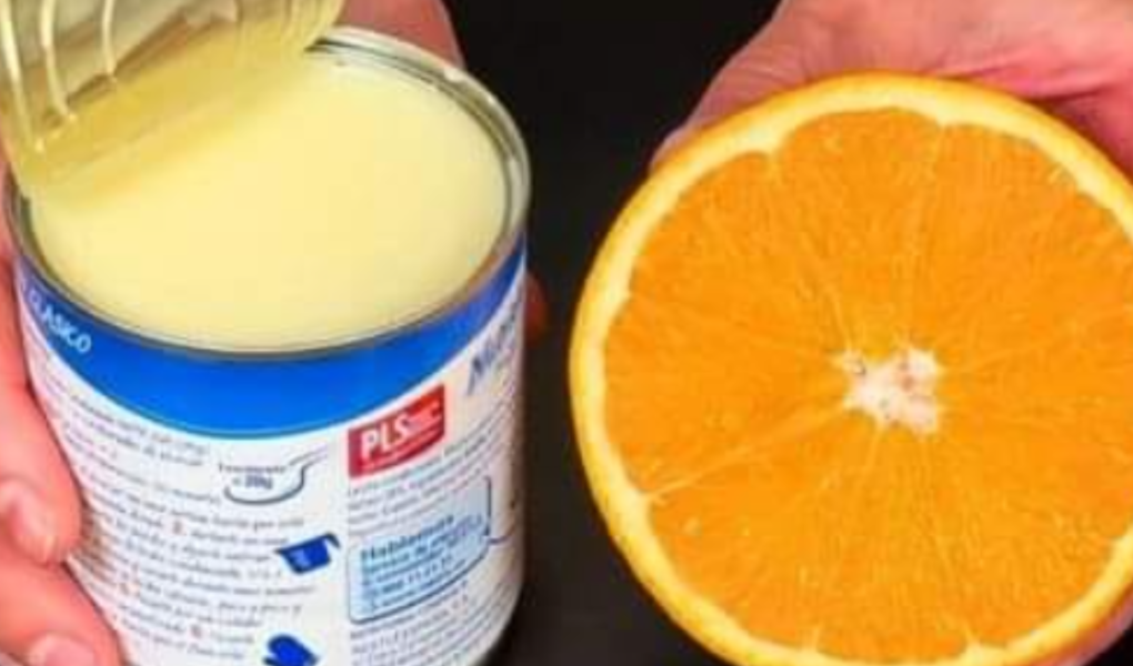 Bata Leite Condensado e Laranja