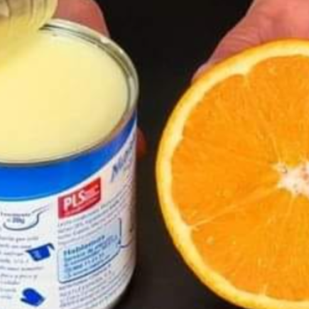 Bata Leite Condensado e Laranja