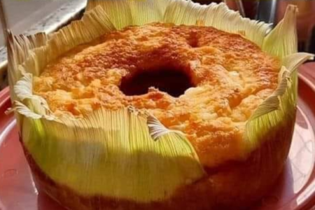 Bolo de Milho na Palha Feito no Liquidificador