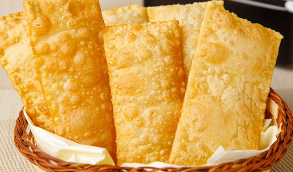 massa de pastel de feira