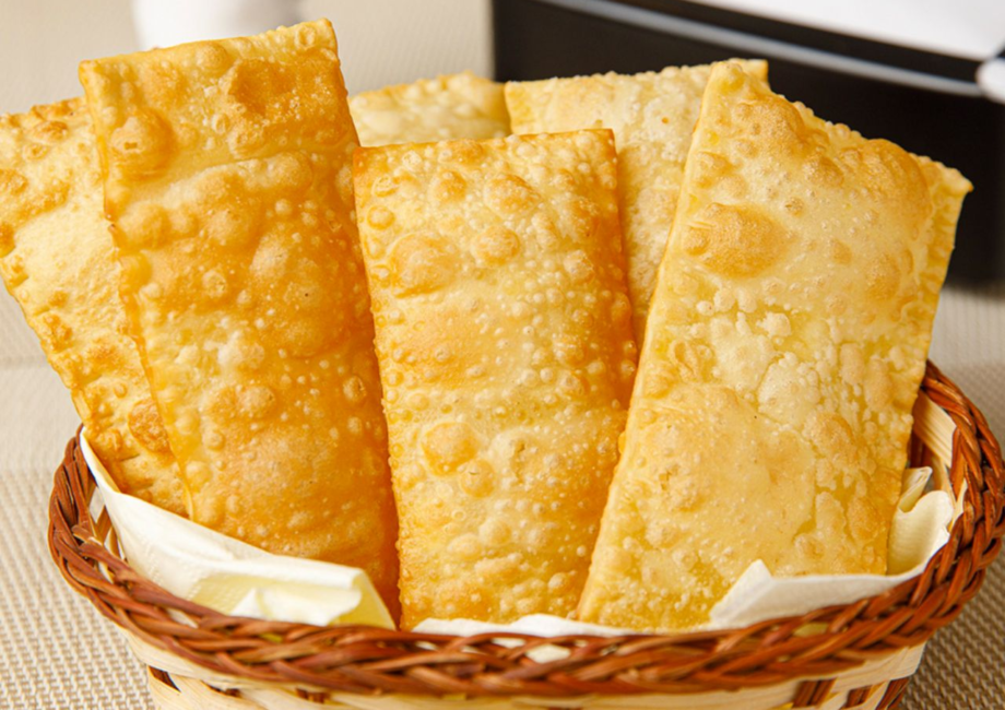 massa de pastel de feira