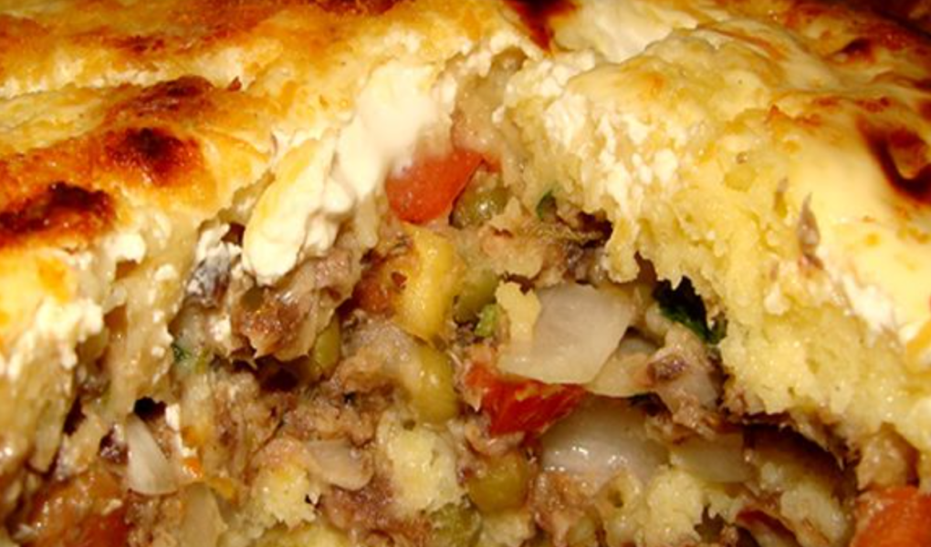 TORTA FÁCIL DE ATUM FEITA NO LIQUIDIFICADOR