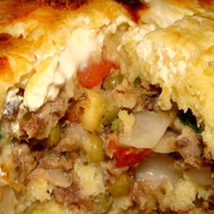 TORTA FÁCIL DE ATUM FEITA NO LIQUIDIFICADOR
