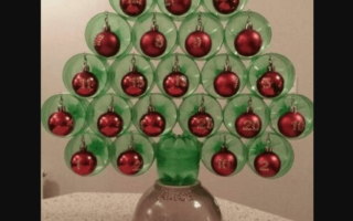 Árvore de natal reciclada