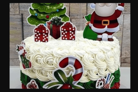 Bolos de natal decorados Bolos de natal