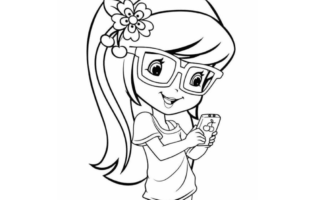 Desenho de Menina para Imprimir