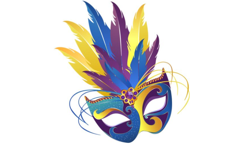 Moldes de máscara de carnaval para imprimir