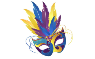 Moldes de máscara de carnaval para imprimir