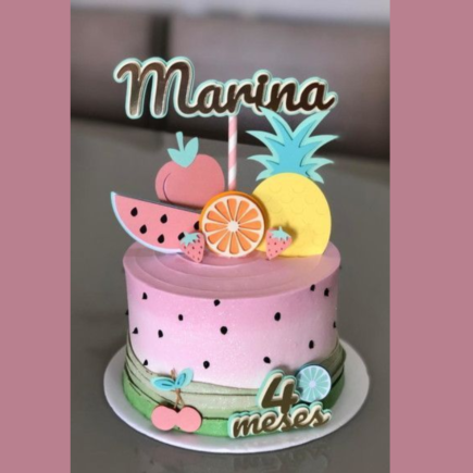 Idéias de bolo de mesversários bolos de mesvesários simples