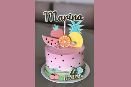 Idéias de bolo de mesversários bolos de mesvesários simples