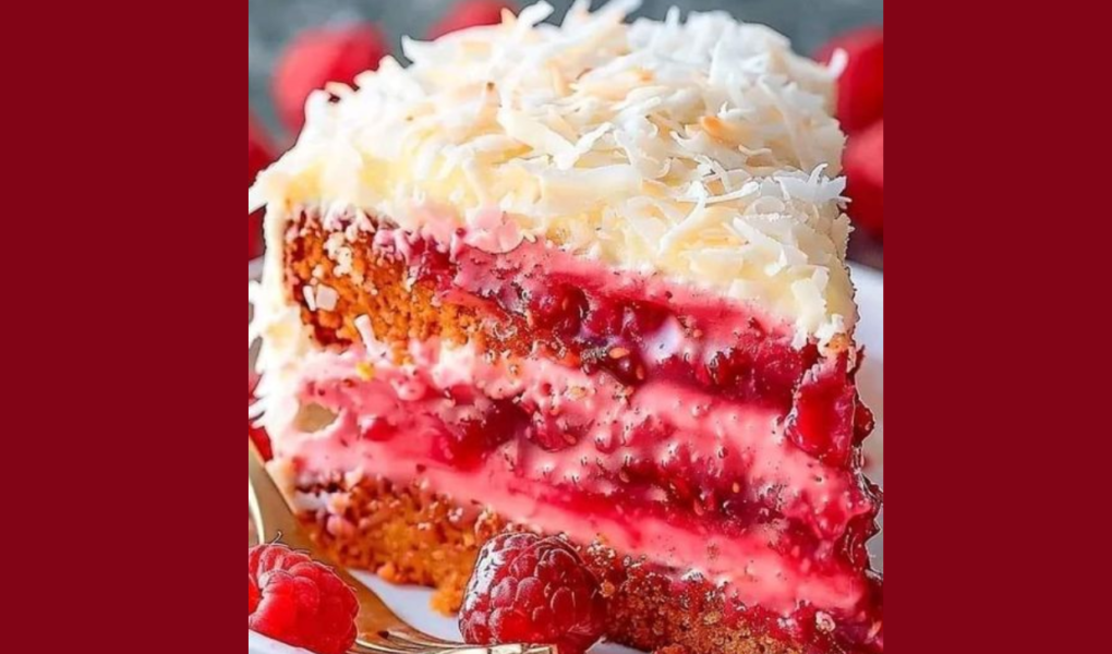 Bolo de Framboesa e Coco Bolo de Framboesa e Coco