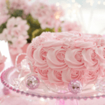 bolo rosa