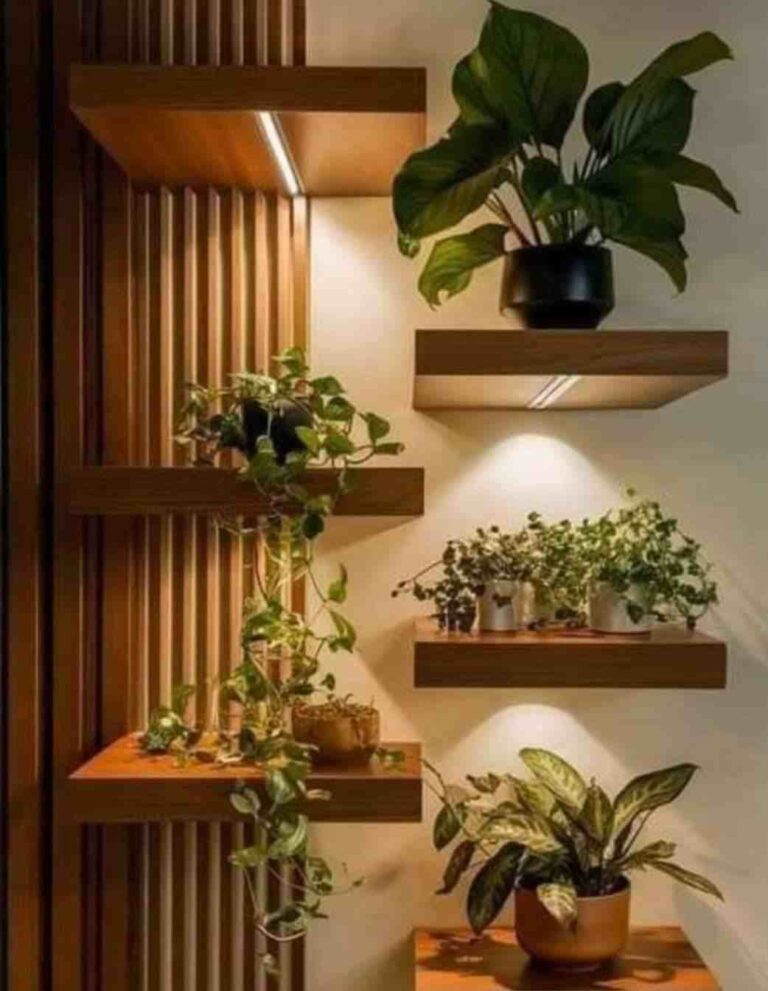 decorar suas paredes com plantas