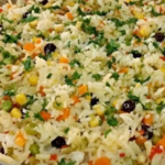 Arroz a Grega Festivo para a Ceia de Natal arroz a grega