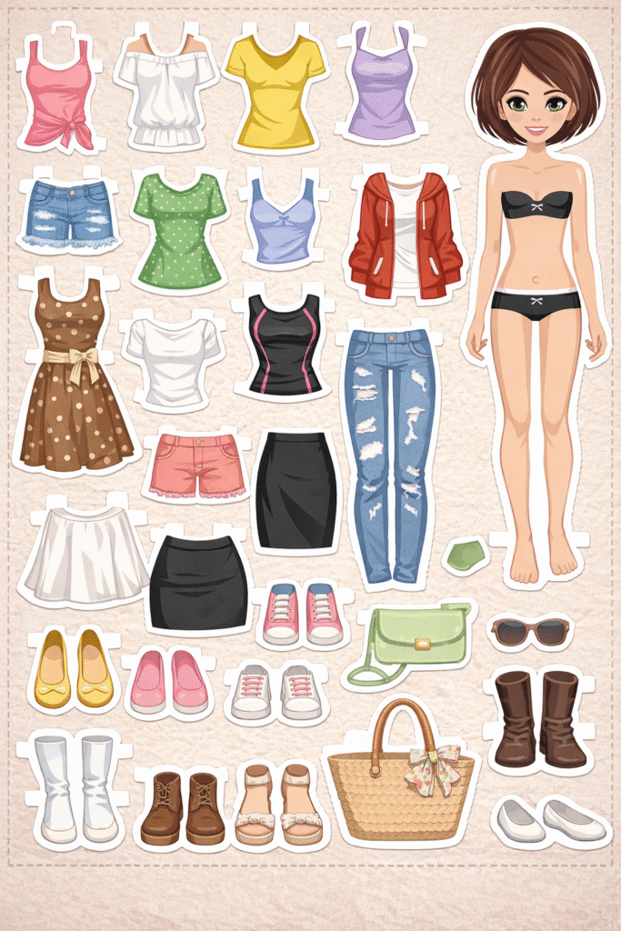 image 57 Bonecas de papel para imprimir