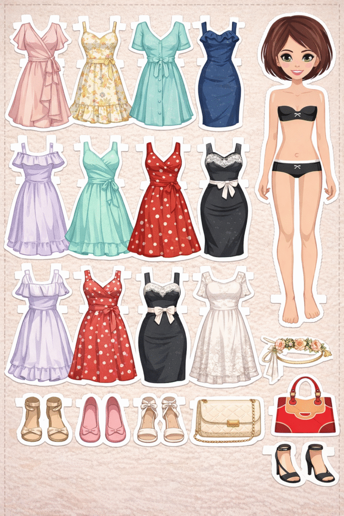 image 58 Bonecas de papel para imprimir