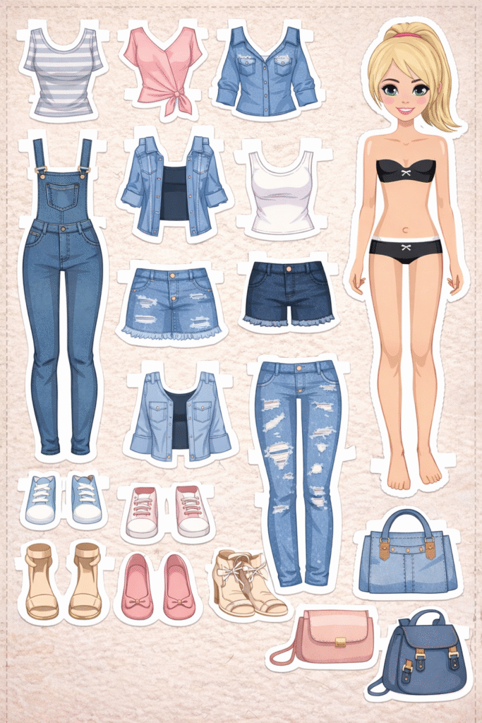 image 59 Bonecas de papel para imprimir