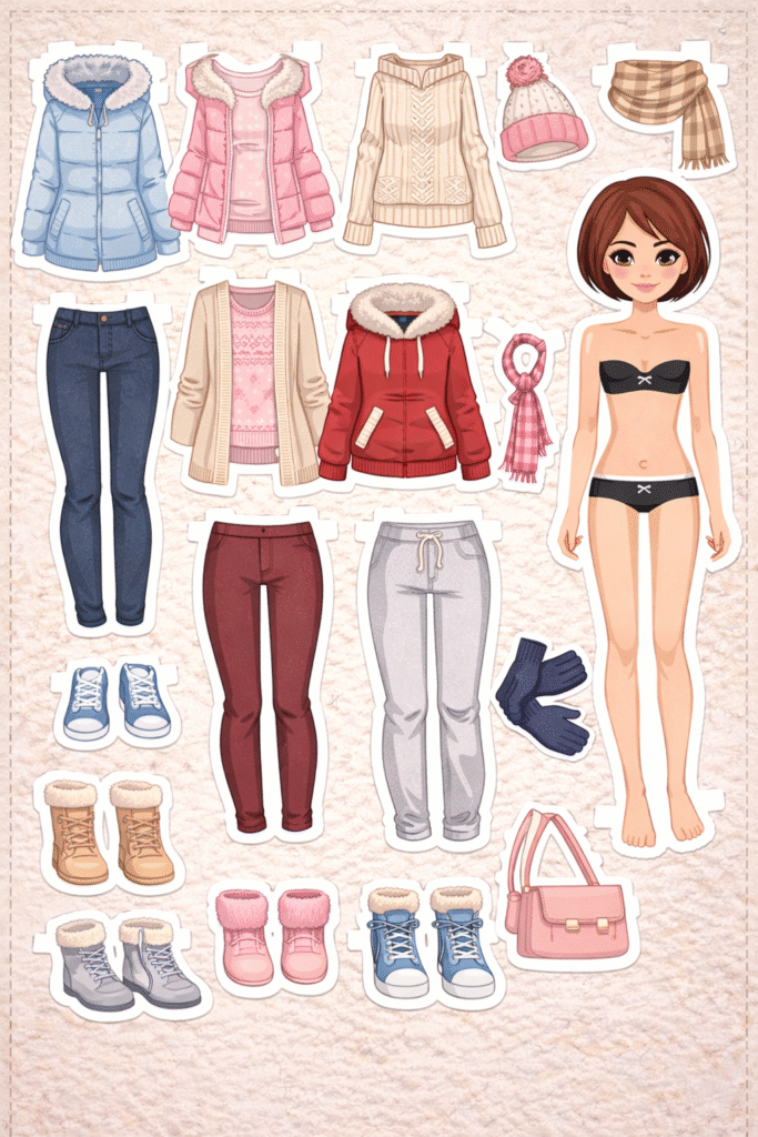 image 60 Bonecas de papel para imprimir