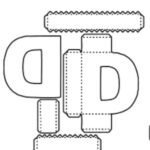 Molde de letra 3d para imprimir Letra D Molde de letra 3d para imprimir Letra D