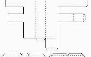 Molde de letra 3d para imprimir Letra F