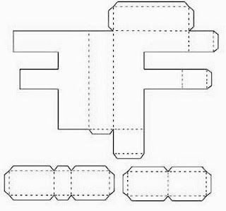 Molde de letra 3d para imprimir Letra F Molde de letra 3d para imprimir Letra F