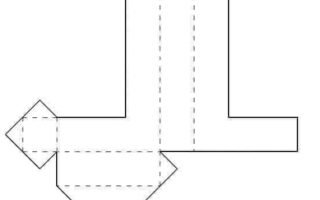 Molde de letra 3d para imprimir Letra L