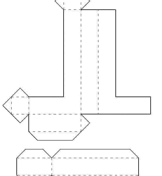Molde de letra 3d para imprimir Letra L