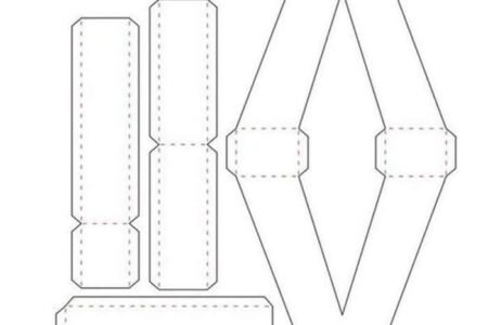 Molde de letra 3d para imprimir Letra V