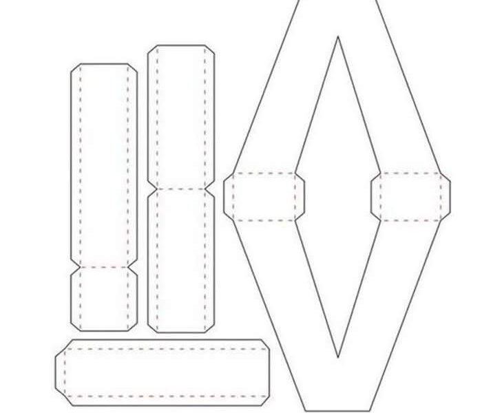 Molde de letra 3d para imprimir Letra V Molde de letra 3d para imprimir Letra V