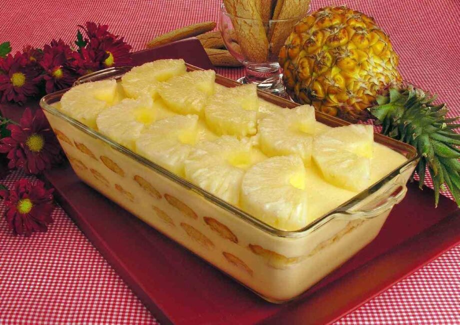 Pavê prático de abacaxi
