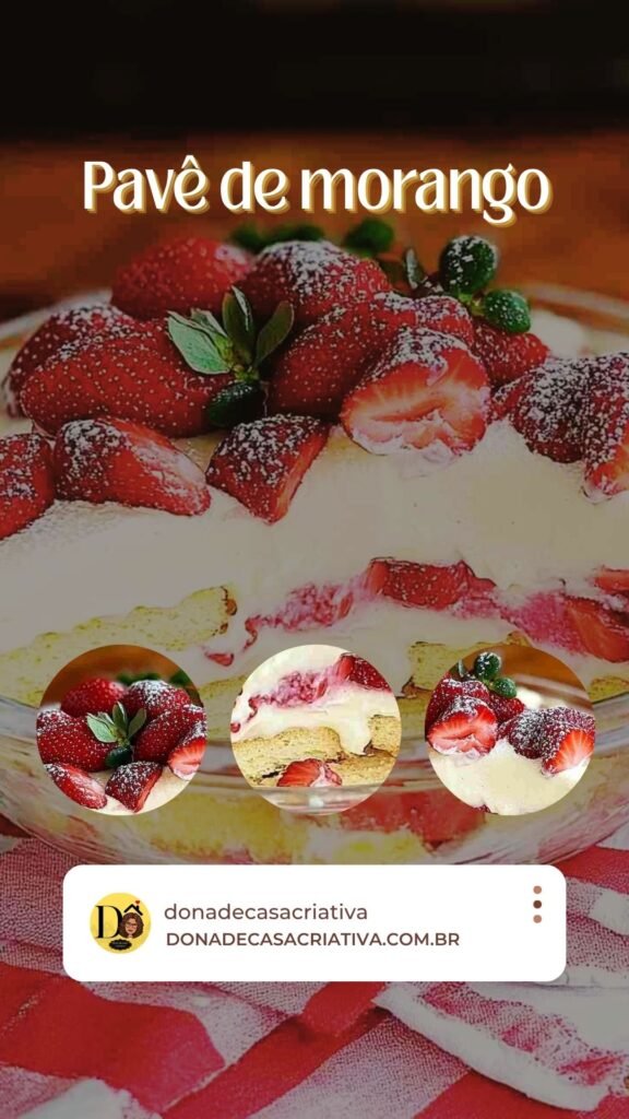 Pavê de morango