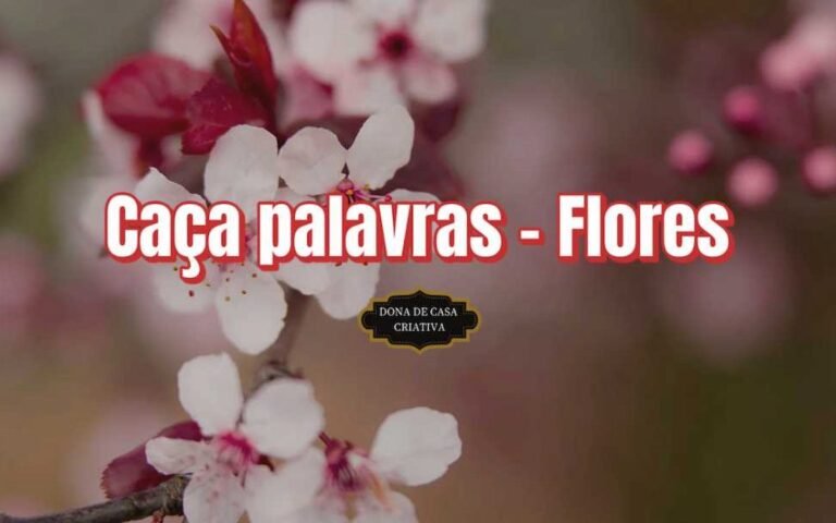 caça-palavras flores