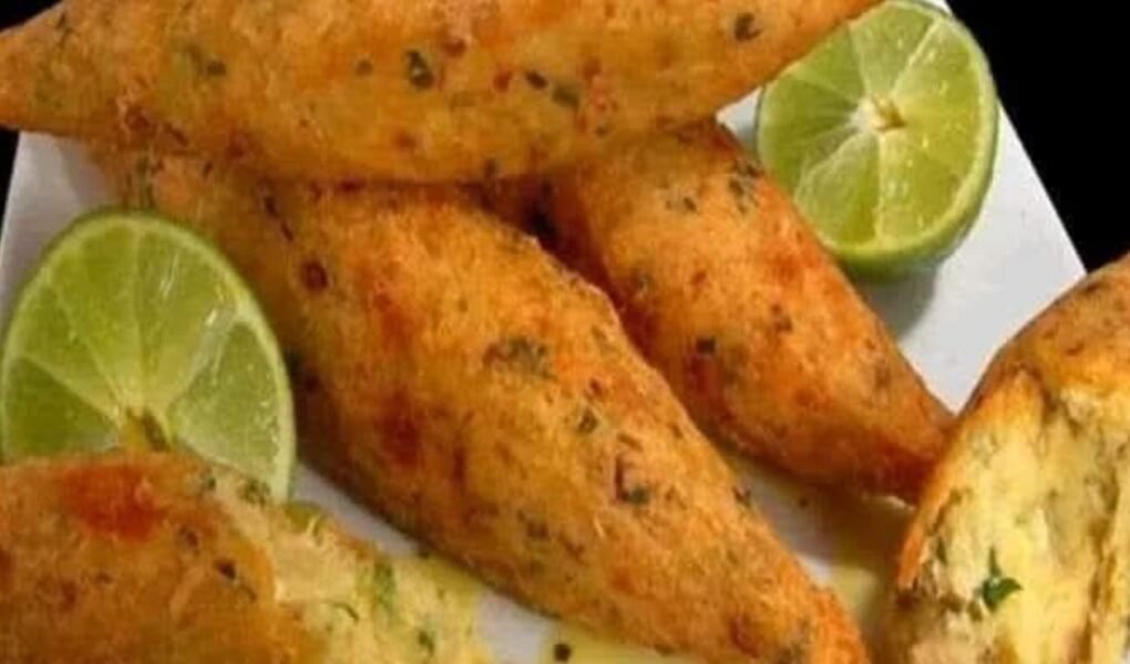 Enroladinho de bacalhau